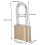 4 Dial Brass Lock for Suitcase Luggage Combination Padlock Easy Setup 4