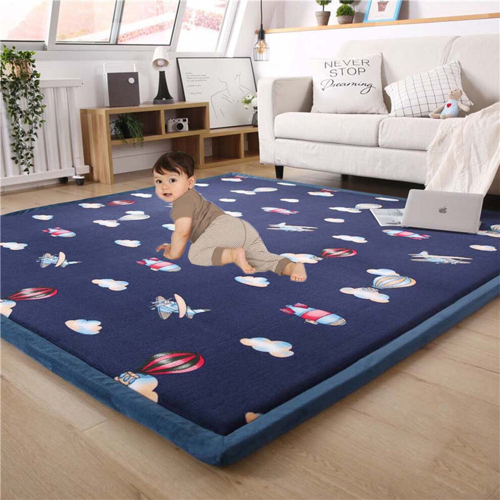 Ultra Soft Indoor Modern Area Rugs Fluffy Living Room Carpets For Children Nursery Rugs Toddler Play Mat Crawling Mat Coral