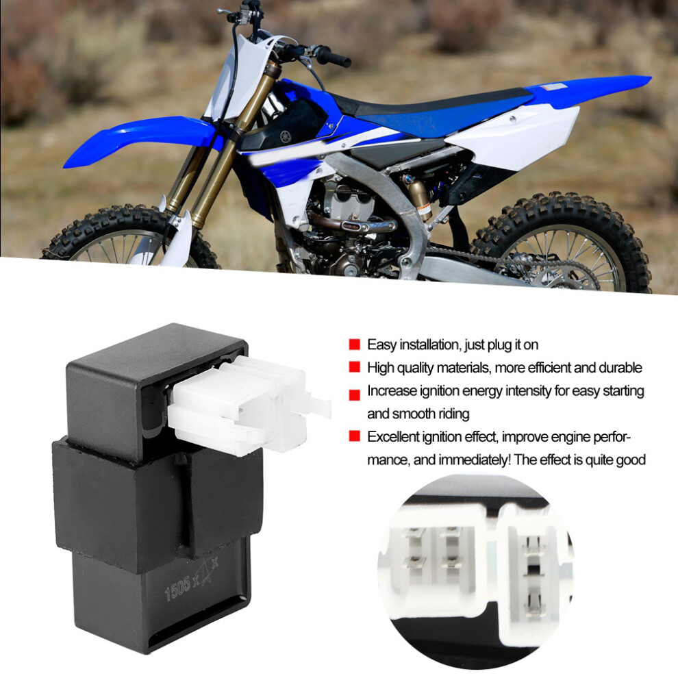 6 Pin Cdi Ignition For Honda Cg125 150 Atv Dirt Bike Moped Colorless 7901363162943