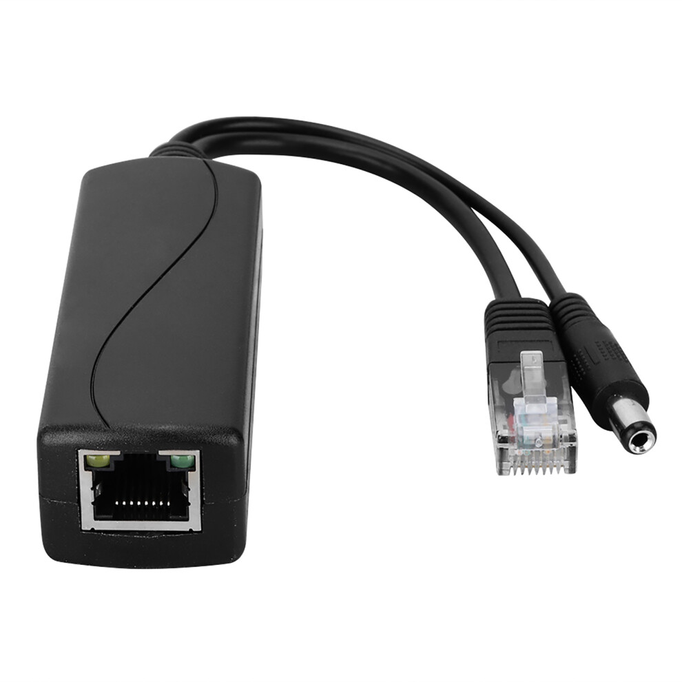 48V To 12V Poe Injector Cable Splitter For Surveillance And Networking 5021363163435