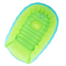 Inflatable Baby Tub (L) with 45 Backrest Anti-Slip Airbags Eco-Friendly PVC