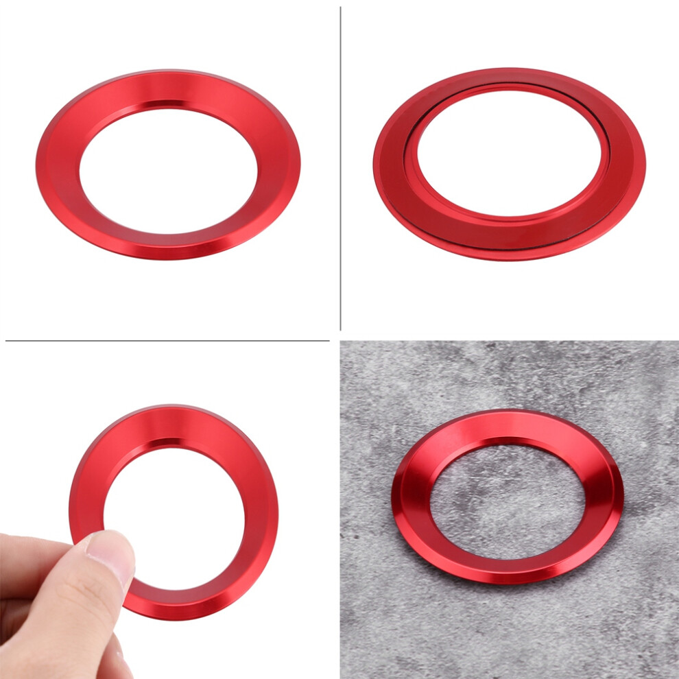 Aluminum Steering Wheel Ring Trim For Octavia A7/A5 Rapid Fabia 2012-2016 Red 7891363161438