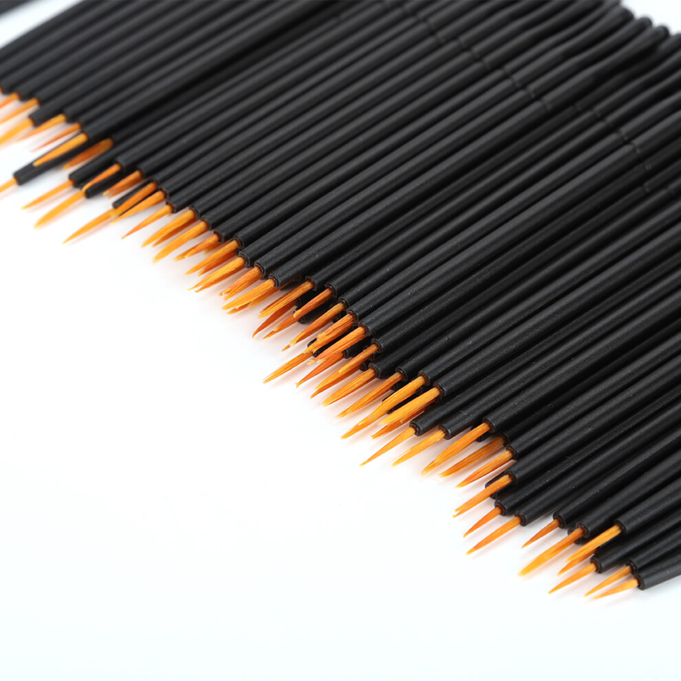 Makeup Kit: 100pcs Disposable Eyeliner Brushes for Precise Application