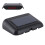 Auto-Digitaluhr LCD Solar 500mAh schwarz 14