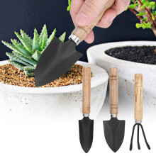 Garden Lover's 3pcs Mini Tool Set: Spade Rake Shovel Included