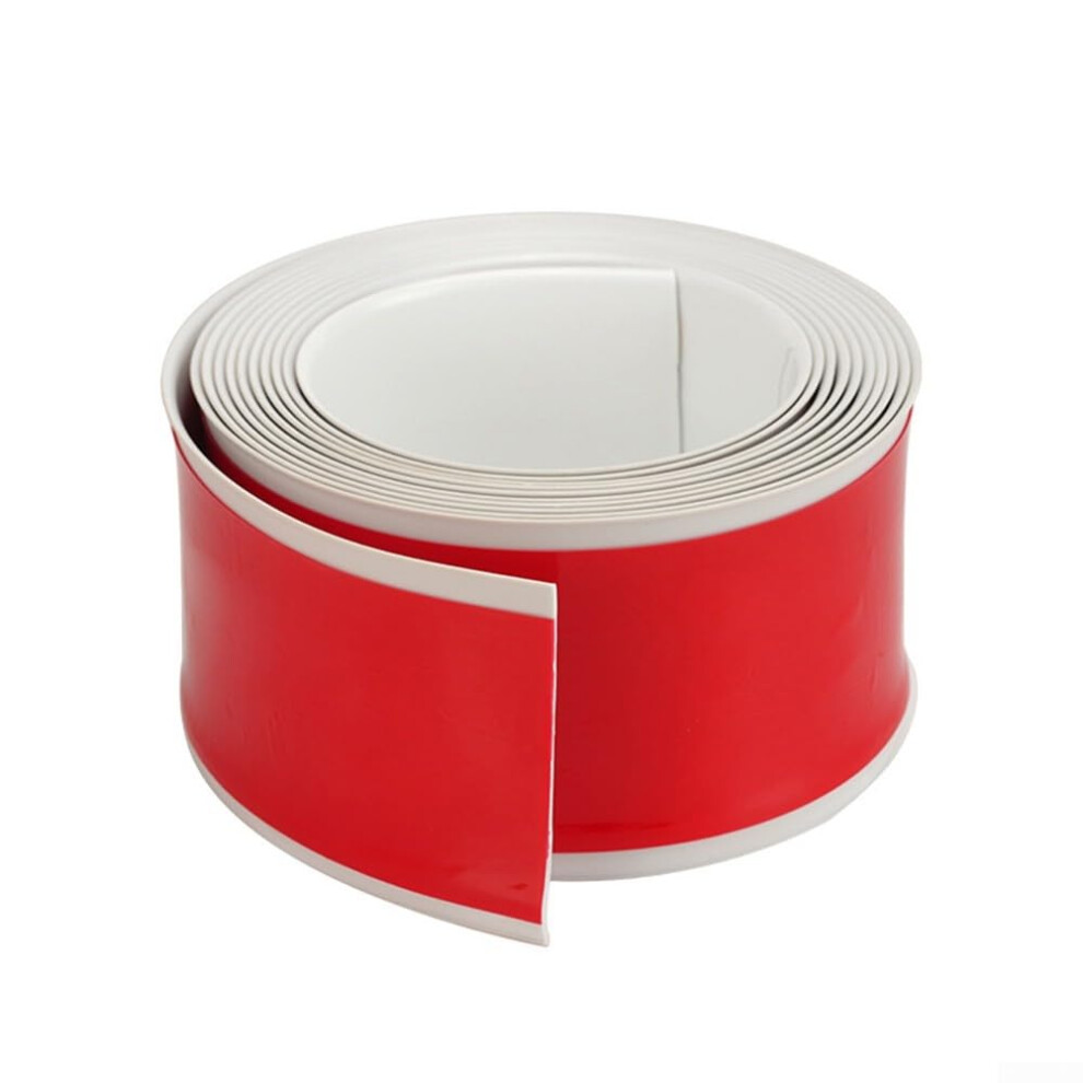 5M Pvc Wall Trim For Baseboard Molding In Residential And Commercial Spaces Color White Model S White 9105992269723