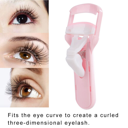 Portable Mini Eyelash Curler Curling Clip Eye Lashes Tool ABS Gray 2