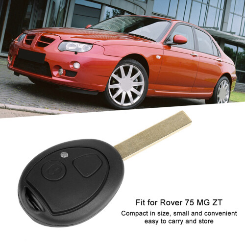 Rover 75 MG ZT 2-Button Key Fob Shell Case with Blank Blade 2
