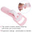 Portable Mini Eyelash Curler Curling Clip Eye Lashes Tool ABS Gray 8