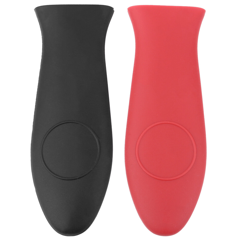 Reusable Dishwasher Safe Silicone Hot Handler Holder, Heat Resistant Non-Slip Potholder Rubber Grip Handle Cover Flexible Silicone Material Easy Clean-image-OPC-PN5TN2B-NEW