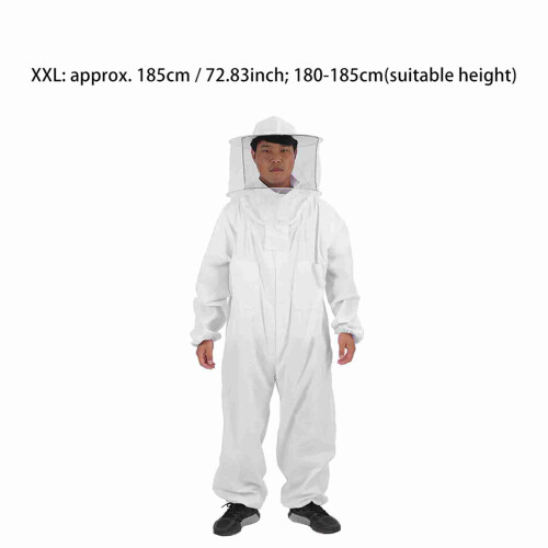 Protective Beekeeping Apparel XXL: Essential Full Body Bee Suit 1
