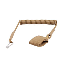 Spring Safety Strap AntiLost MilitaryGrade Portable Accessory For Easy Carrying Beige
