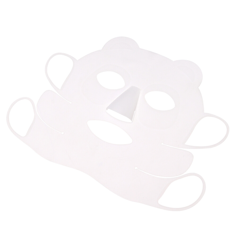 Facial Mask Cover with Ear Hooks - Silicone Reusable Stretchable Design