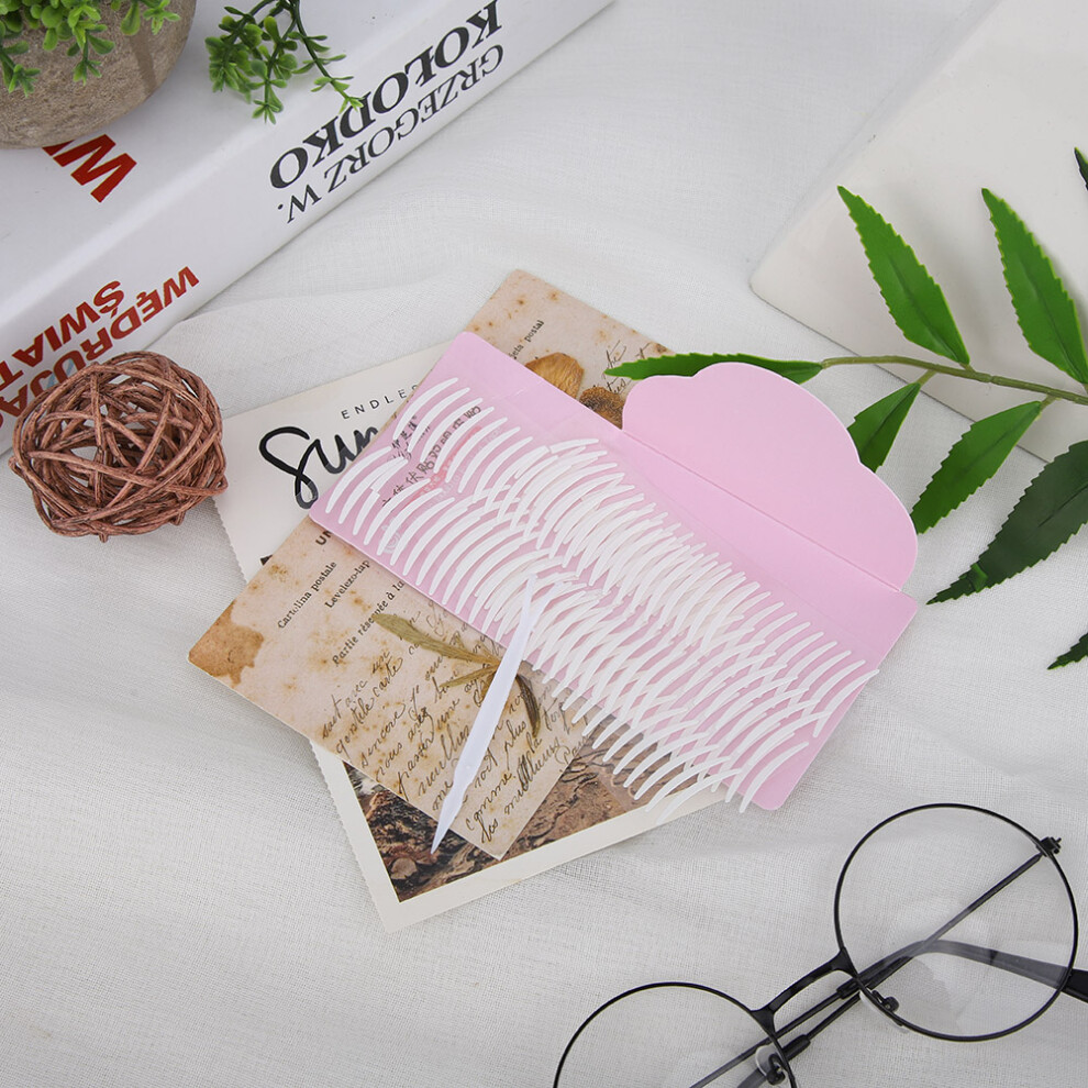 Double Eyelid Tape Adhesive 72 Pairs Narrow Type Invisible Stickers for Makeup