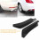 1 Paar universeller Hecklippe-Splitter ABS Carbon 5