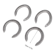 4Pcs Aluminium Alloy Horseshoe Kit - Durable Anti-Slip Riding Equipment