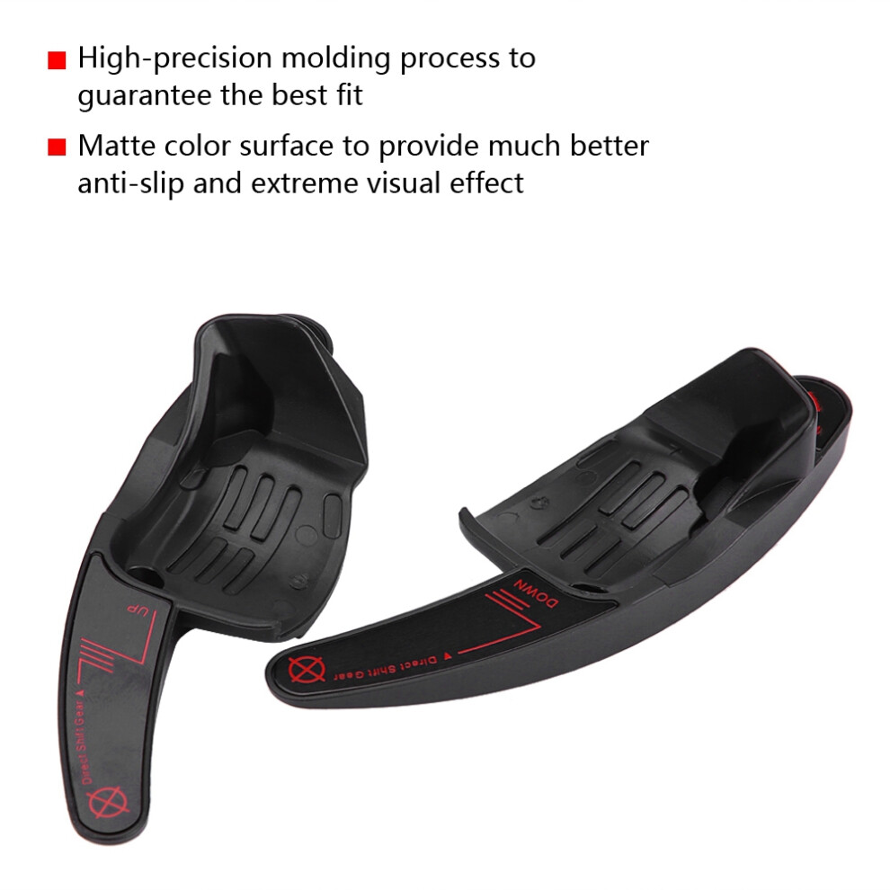 2Pcs Car Steering Wheel Shift Paddle Blade For Vw Cc Golf 6 Passat B6 Jetta Mk5 4931363161557