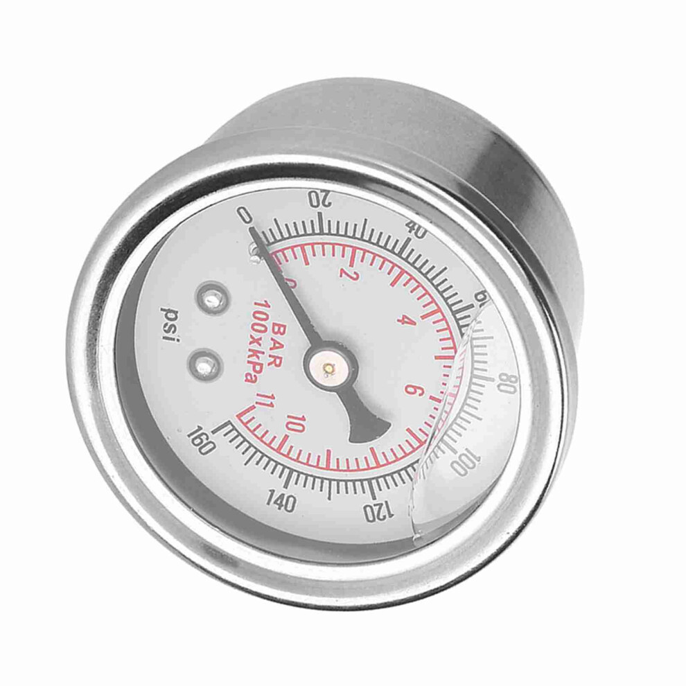 0-160 Psi/Bar Liquid Filled Car Fuel Pressure Regulator Gauge Meter 8791363168415