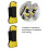 Horse Jumping Leg Boots Support Wraps, Yellow, 25x11.8cm 1