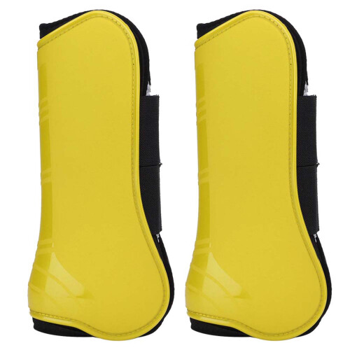 Horse Jumping Leg Boots Support Wraps, Yellow, 25x11.8cm 2