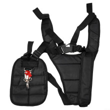 Double Shoulder Strap Harness System Adjustable Comfort Padding For String Trimmer Brush Cutter Lawn Garden Maintenance