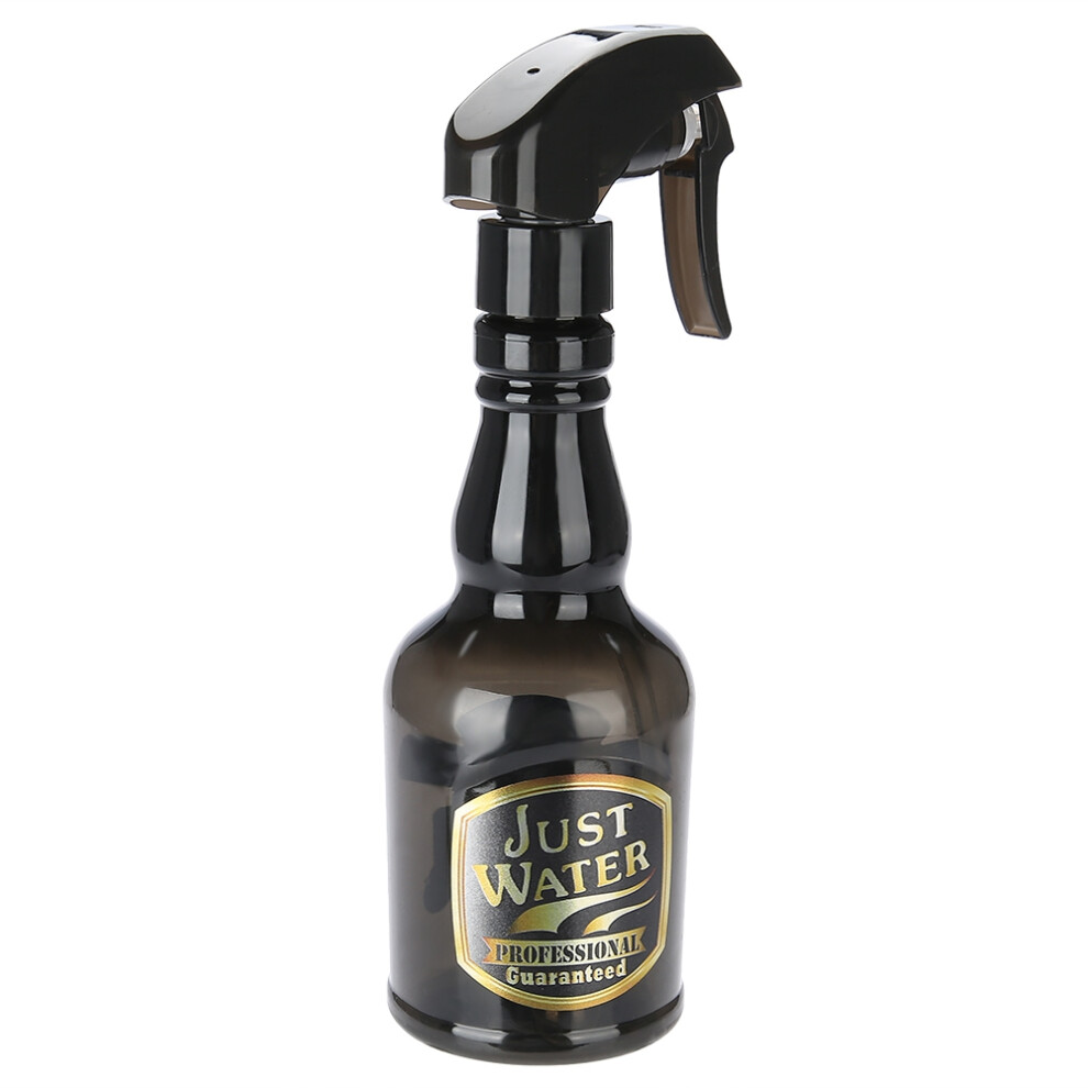 Unisex Black Professional 300Ml Hairdressing Spray Bottle Water Sprayer For Salon