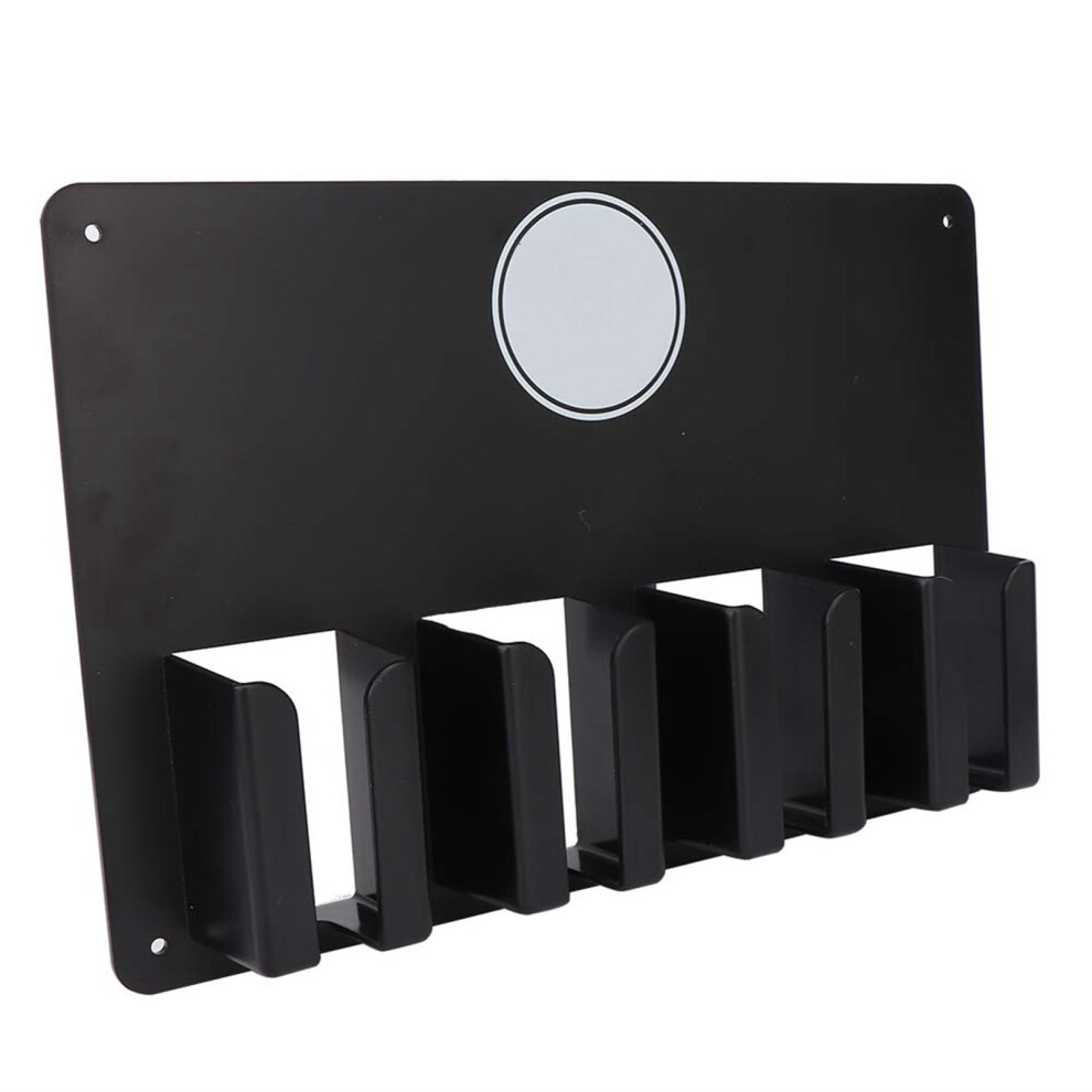 Unisex Black Electric Hair Clipper Storage Rack Wall Mount Brush Holder Stand Durable