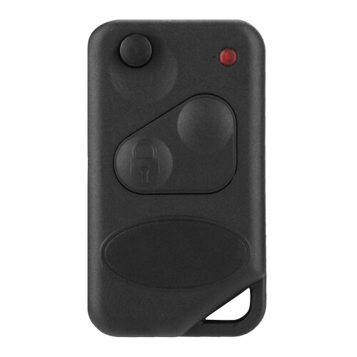 2 Button Car Remote Key Case Shell for Land Rover P38 Black Durable ABS 2