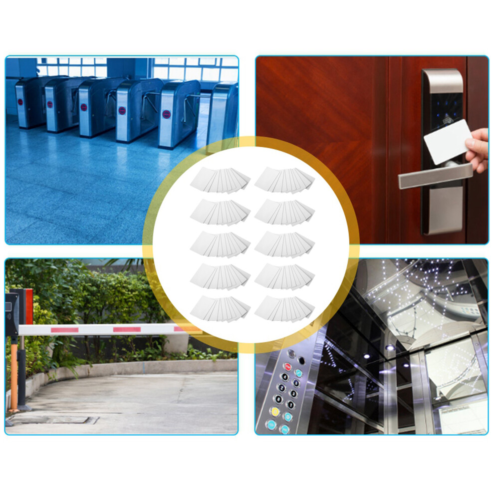 100Pcs Em4100 125Khz Rfid Proximity Id Cards Read-Only Durable Access Cards 7691363171129