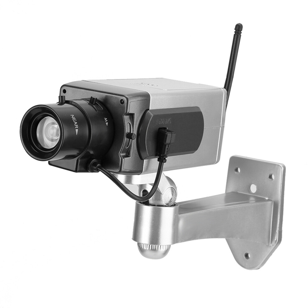 Realistic Dummy Cctv Camera With Led Light For Indoor & Outdoor Use 6941363171966