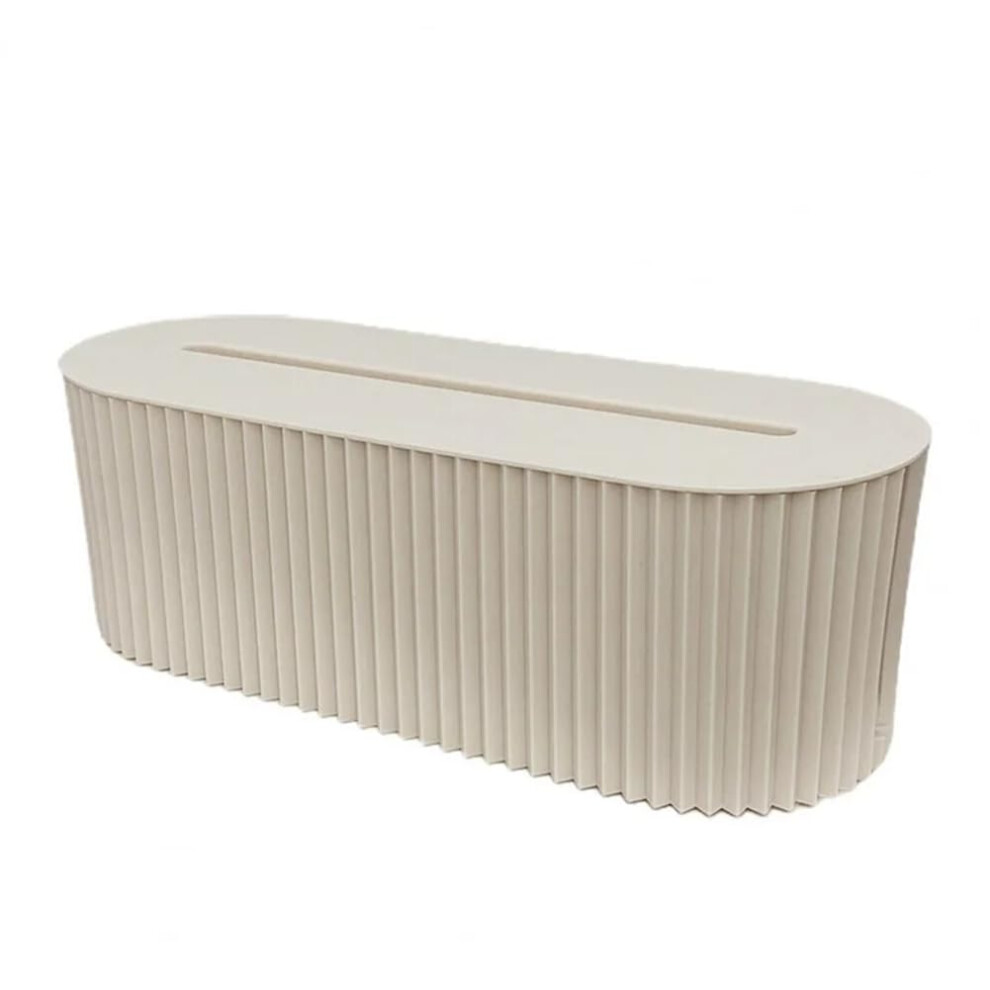 Plug Board Storage Box Cable Wire Organizer Case For Wifi Router Desktop Data Line Holder White 9105992270866
