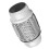 SS 1,54 Zoll robuster Auspuffadapter Silber 12