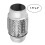 SS 1,54 Zoll robuster Auspuffadapter Silber 9