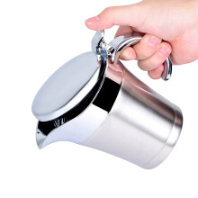 Insulated 304 Stainless Steel Double Wall Sauce Gravy Boat 450ml Serving Jug