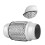 SS 1,54 Zoll robuster Auspuffadapter Silber 8
