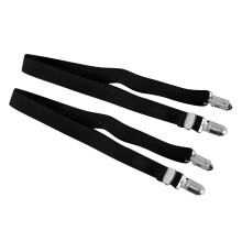 2 Stück 90-180 cm Bettlaken-Spannclip-Greifer Schwarz