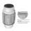 SS 1,54 Zoll robuster Auspuffadapter Silber 10