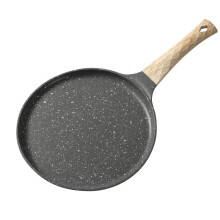 Nonstick Crepe Pan, Multipurpose 9.5 Inch Cooking Companion with Detachable Stay-Cool Handle, Heat Transfer Quickly & Evenly for Effortless Cooking