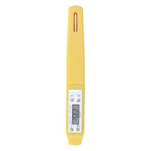 Sofort ablesbares Lebensmittelthermometer aus Edelstahl mit Kalibrierungsfunktion, stiftförmiges Temperaturkontrollwerkzeug für Fleisch,