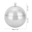 Edelstahl-Eisbehälter 2 L Ø18 cm, Deckel, Farbe: Abgebildet 5