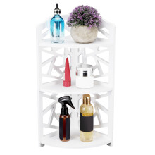 Space-Saving 3 Tier Corner Shelves Plant Rack for Bathroom Organizer