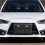 schwarzer ABS-Kennzeichenhalter für Lancer GTS EVO X 6