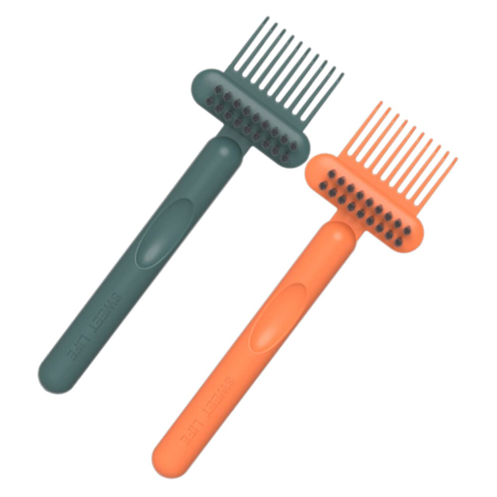 Unisex Hair Cleaning Rake 2Pack Cleaning Brush For Hair Brush And Comb, Remover And Cleaner For Home And Salon Use