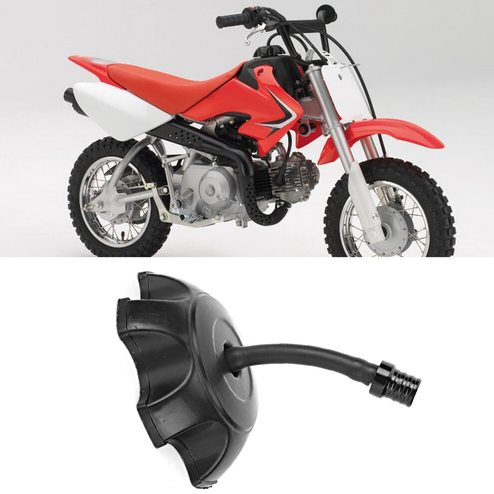 Atv & Dirt Bike Plastic Fuel Tank Cover With Vent Valve With Hose Tube Black 8451363176246