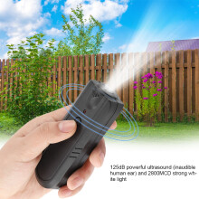 Handheld Pet Repeller with Powerful Ultrasound & White Light