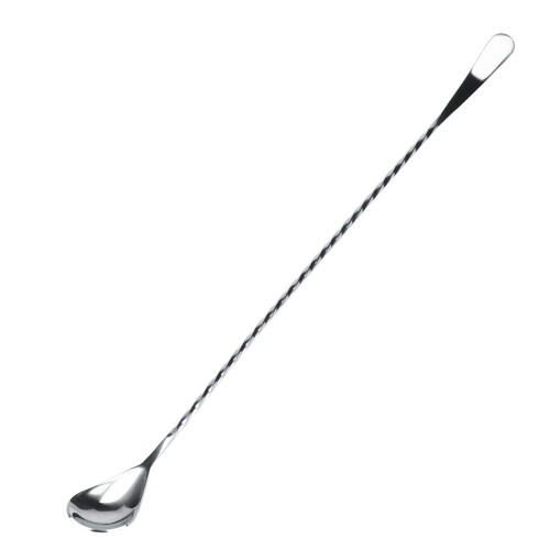 Stainless Steel Cocktail Stirring Spoon with Fork 40.1cm Silver 1