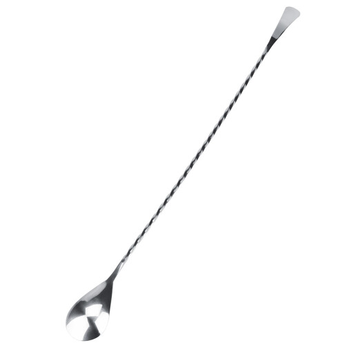 Stainless Steel Cocktail Stirring Spoon with Fork 40.1cm Silver 2