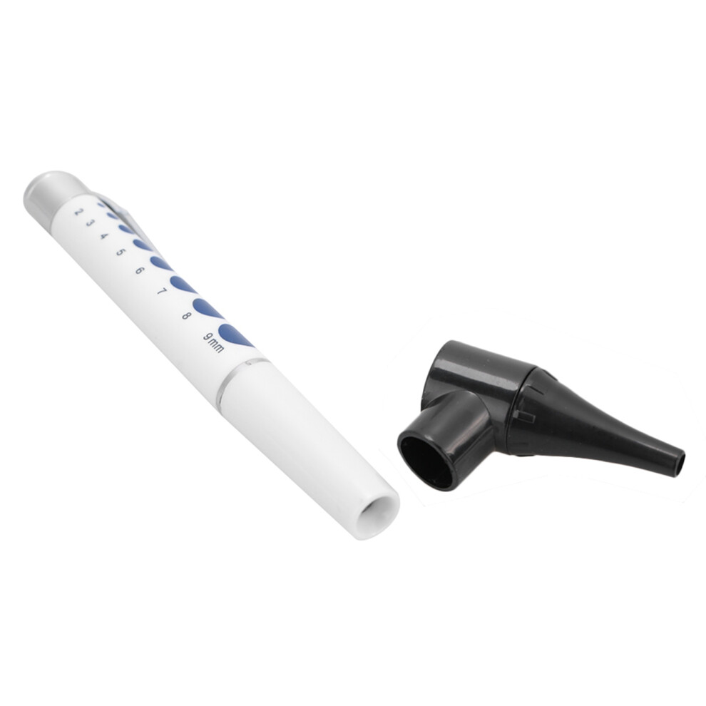 Medical Otoscope Ear Care Magnifying Lens LED Light Flashlight Diagnostic Instrument