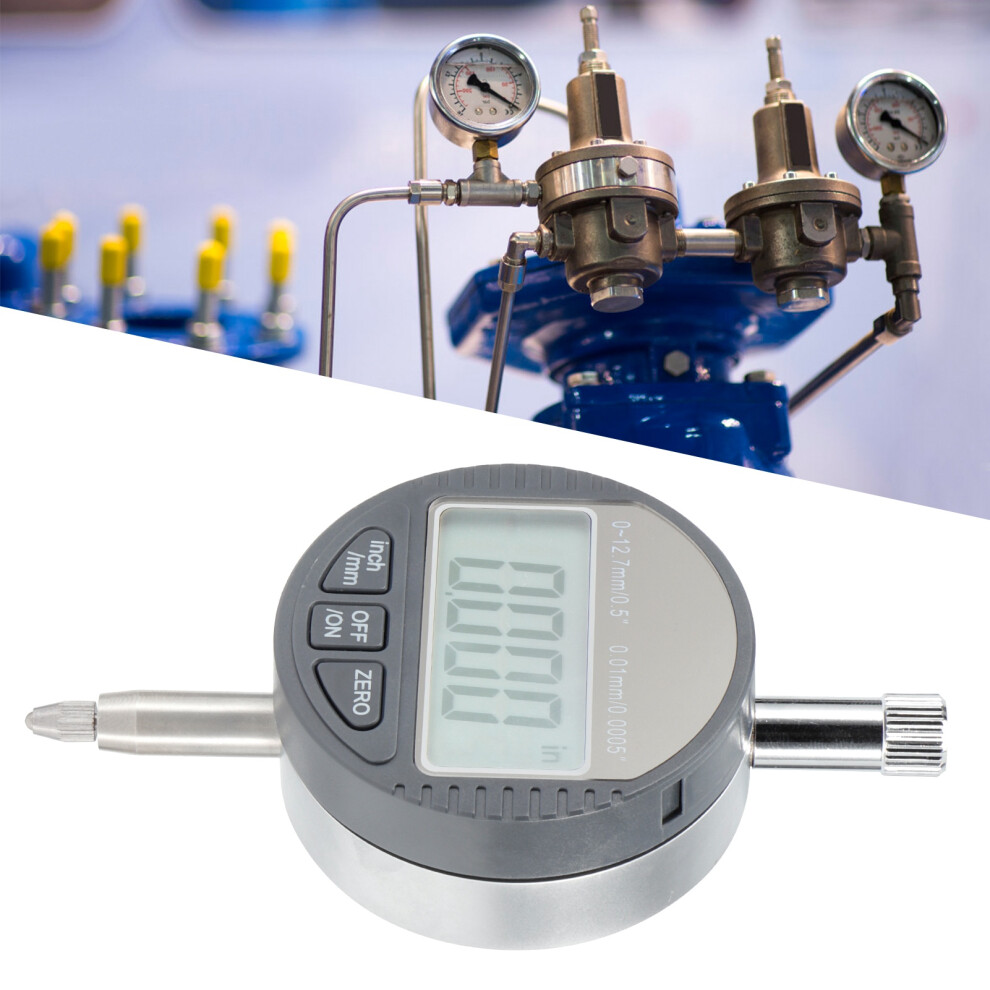 Digital Indicator Dial Test Gauge 0-12.7Mm, Lcd Display, 5.7X12.5cm 8411363177131