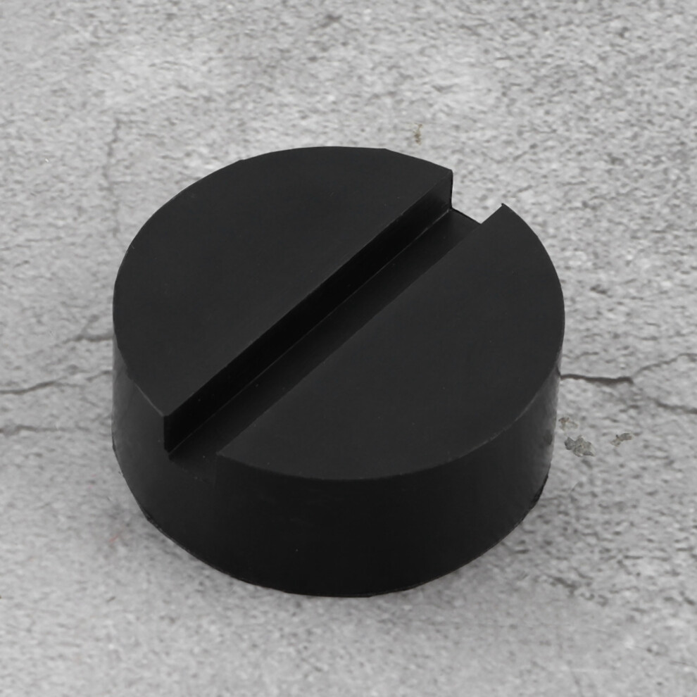 6Cm Groove Jack Disk Rubber Pad For Side Pinch Weld Cushion Black 9471363177547